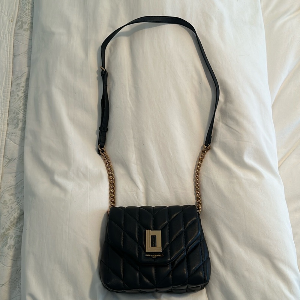 Karl Lagerfeld Quilted Crossbody Bag